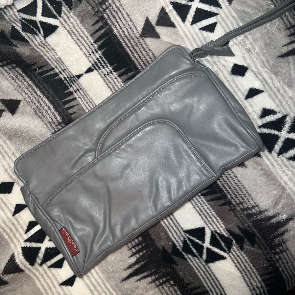Vintage Nina Picacci Gray Clutch Wallet Bag
